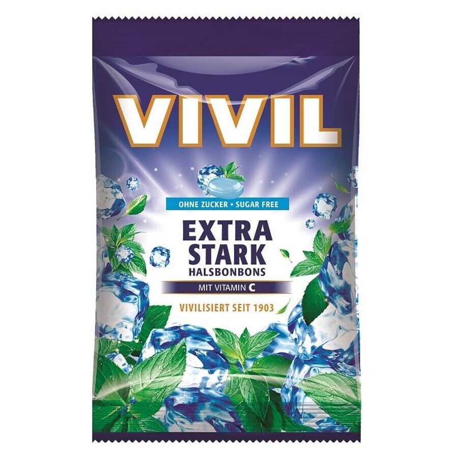 Caramelo Stark extra sin azúcar con vitamina C, 60 g, Vivil