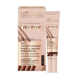 Bielenda Péptidos Reafirmantes 2 en 1 crema para ojeras y párpados + sérum de péptidos, 15ml