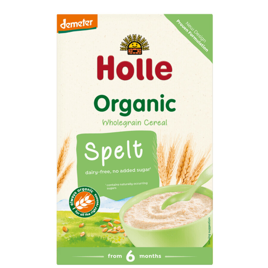 Biologische Spelt Tarwe Granen, +6 maanden, 250 g, Holle Babyvoeding