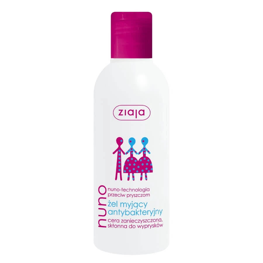 Ziaja Nuno antibacteriële wasgel, 200 ml