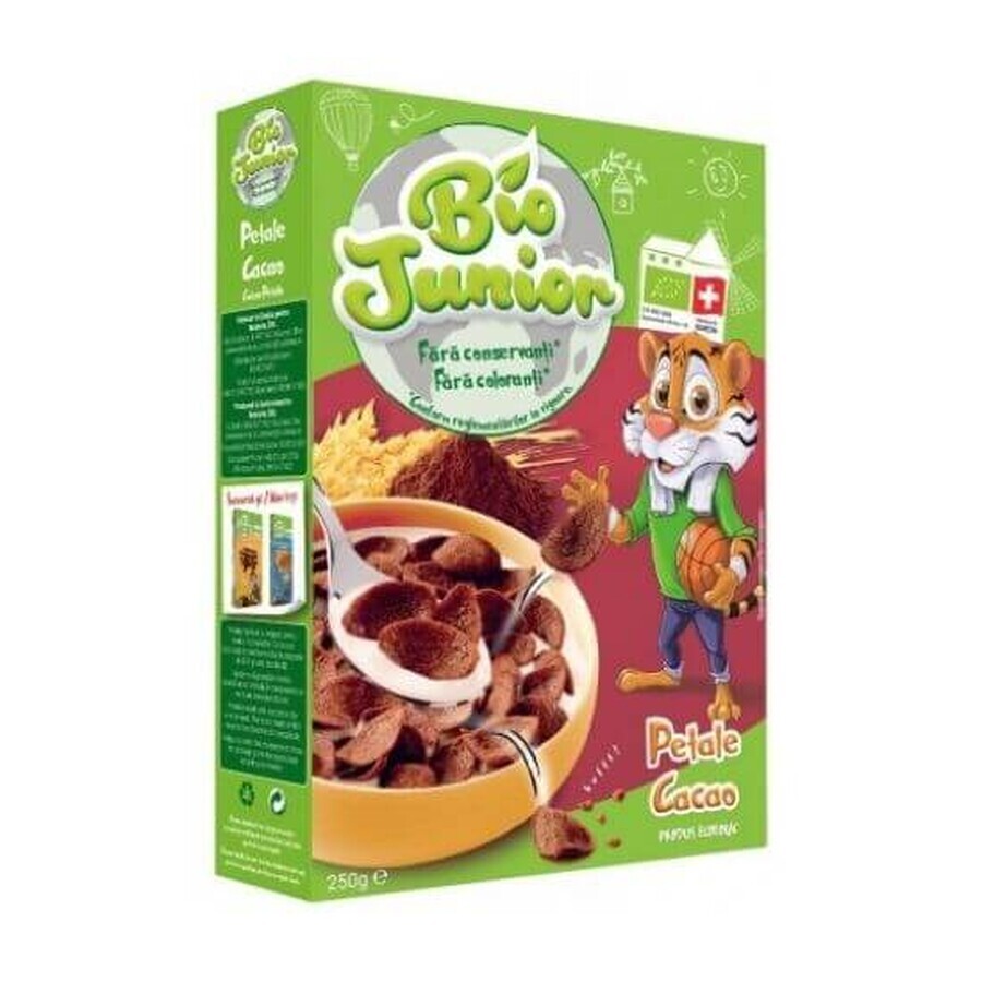 Cereales Ecológicos Pétalos de Chocolate, 250 g, Bio Kid