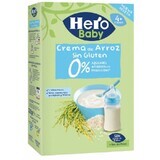 Gluten-free rice cream cereal, +4 months, 220 g, Hero Baby