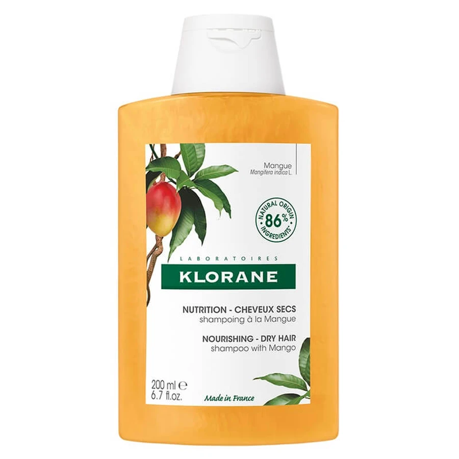 Klorane, Șampon pentru păr cu mango, 200 ml