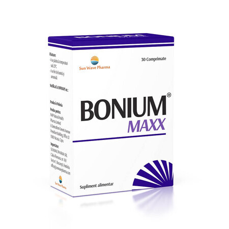 Bonium Maxx, 30 comprimate, Sun Wave Pharma