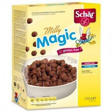 Milly Magic Pops Cereales Chocolate, 250g, Dr. Schar