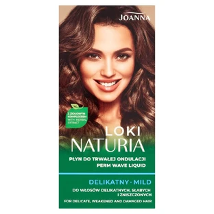 Joanna Naturia Loki Płyn do trwałej ondulacji Delikatny, 2 x 75 ml