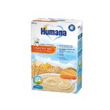 Cereales con leche, con 5 cereales y galletas, 200 gr, Humana