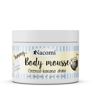 Nacomi Mousse de corp cu shake de banane și nucă de cocos, 180 ml