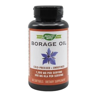 Borretsch 1300mg EfaGold Nature's Way, 60 Kapseln, Secom