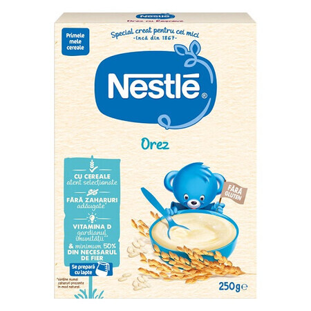 Cereales de arroz, +6 meses, 250 g, Nestlé