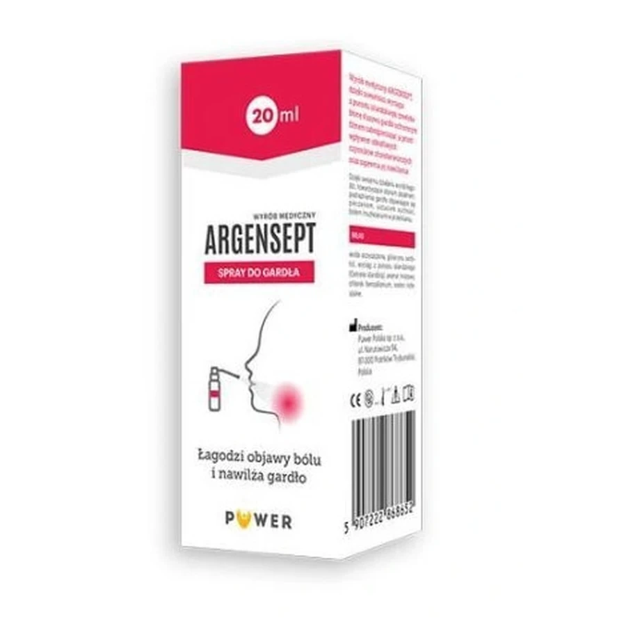 Argensept, keelspray, 20 ml