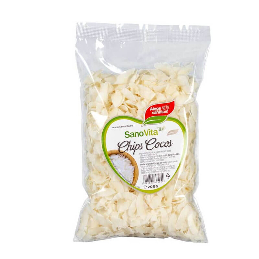 Chips de coco, 200gr, Sanovita