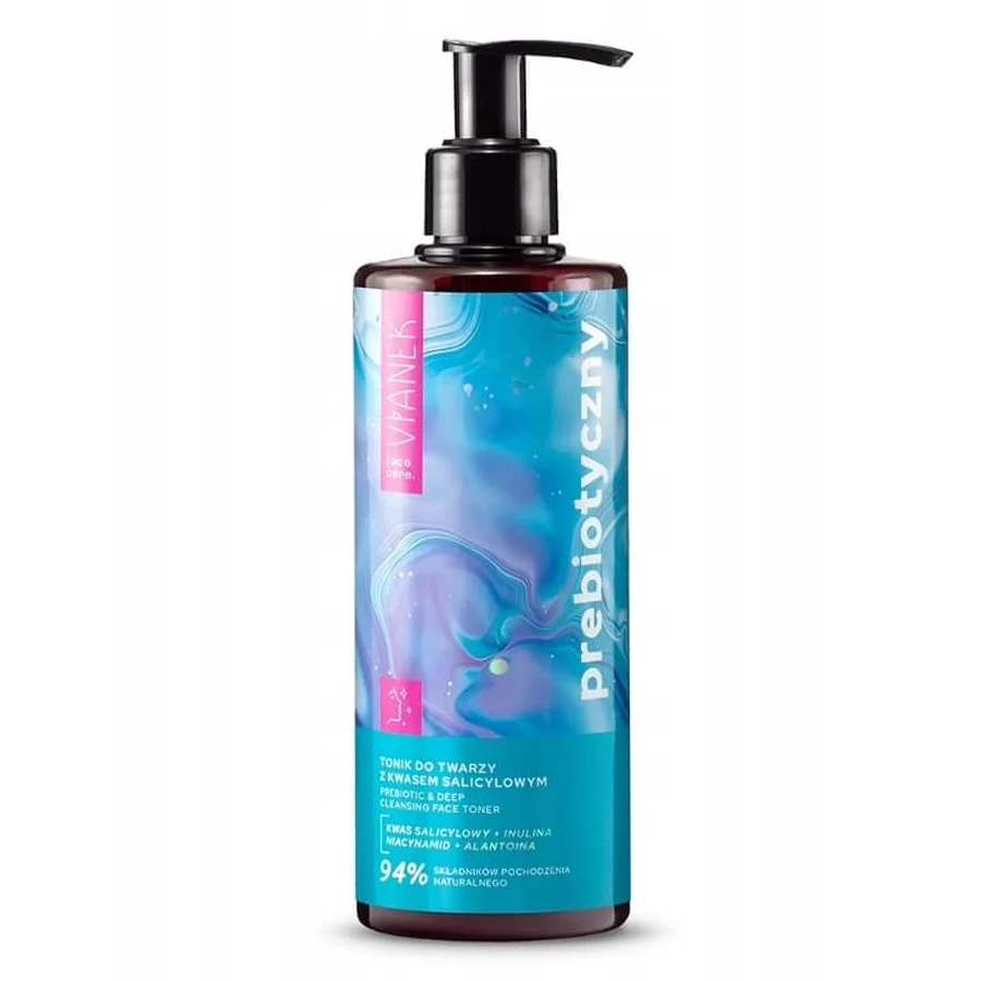 Vianek Tónico facial prebiótico con ácido salicílico, 300 ml