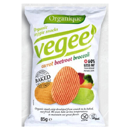 Vegee Biologische Groentechips, 85 g, Organique