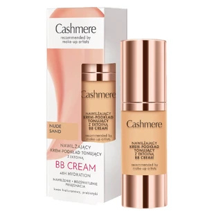 Cashmere Fondotinta idratante in crema tonificante con ectoine Nude Sand, 30 ml