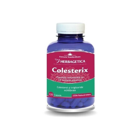 Cholesterix 120 cápsulas, Herbagetica