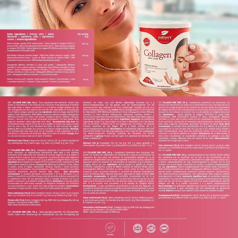 Collagen Skincare con Naticol, 120 gr, Nutrisslim