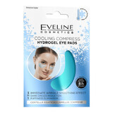 Eveline 3en1 Almohadillas refrescantes de hidrogel para los ojos