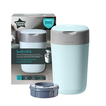 Sangenic Tec Twist&Click Korb, blau, Tommee Tippee