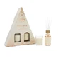 La Casa de los Aromas Set de bâtonnets de parfum Glowing Elegance Pomme et Cannelle 95 ml + Bougie parfumée Pomme et Cannelle 120 g