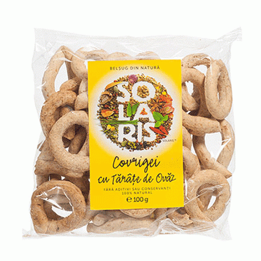 Pretzels de avena, 100 g, Solaris