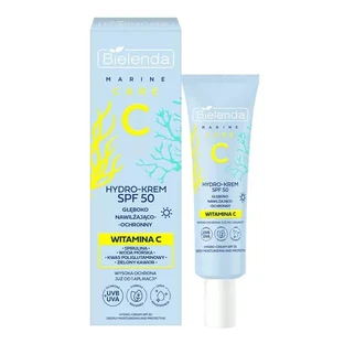 Bielenda C Marine Care Hydro-cremă SPF50 hidratantă și protectoare profundă, 40 ml
