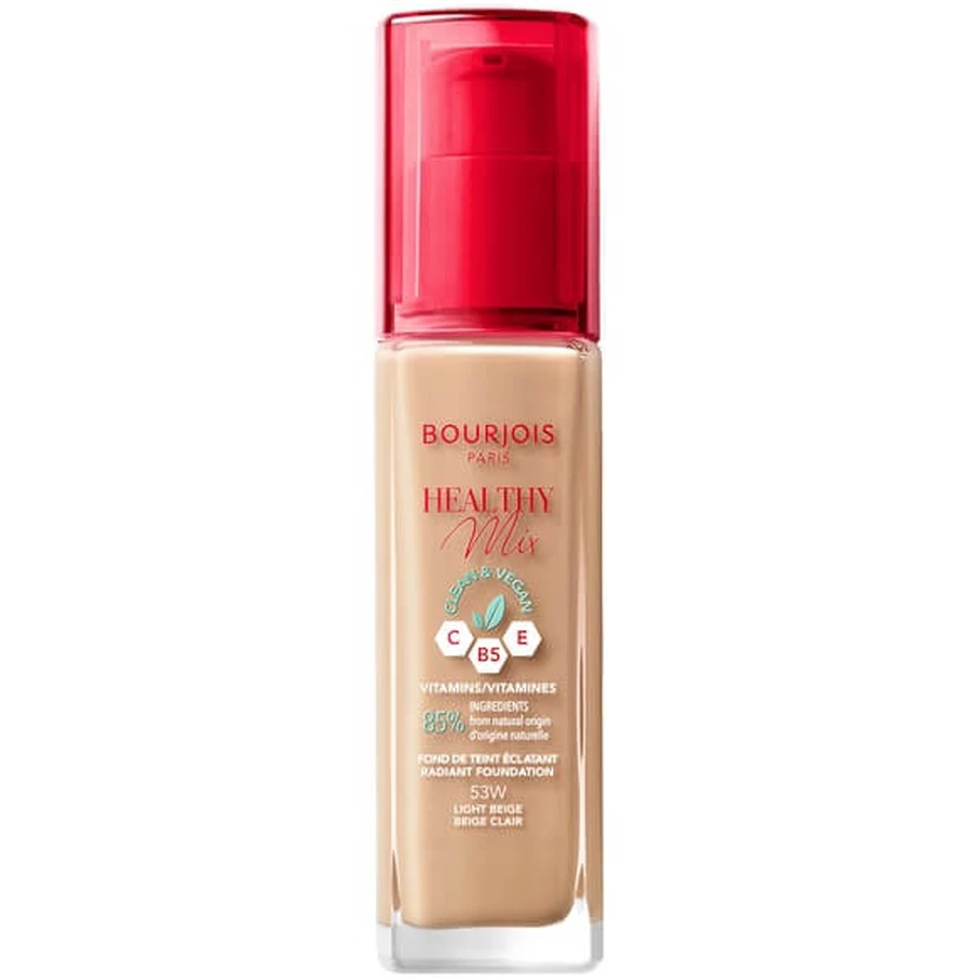 Bourjois Healthy Mix Clean Wegański podkład 53 Light Beige, 30ml: ceny i cechy