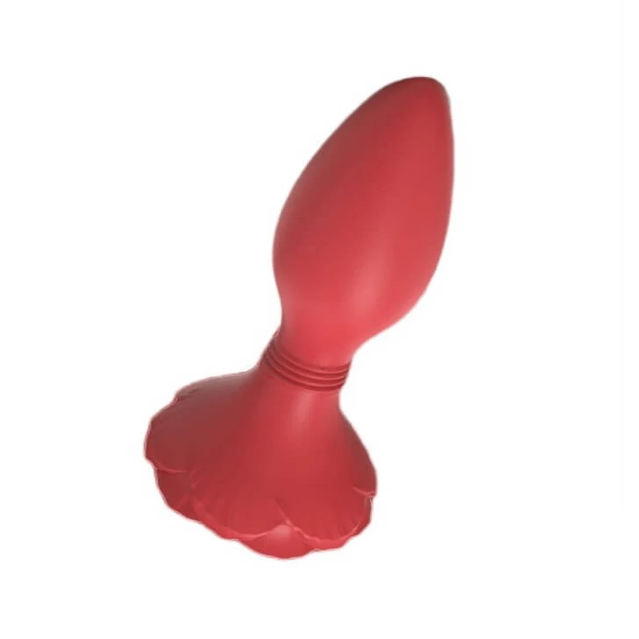 S-Hande Morning Glory Wibrujący korek analny Red: ceny i cechy