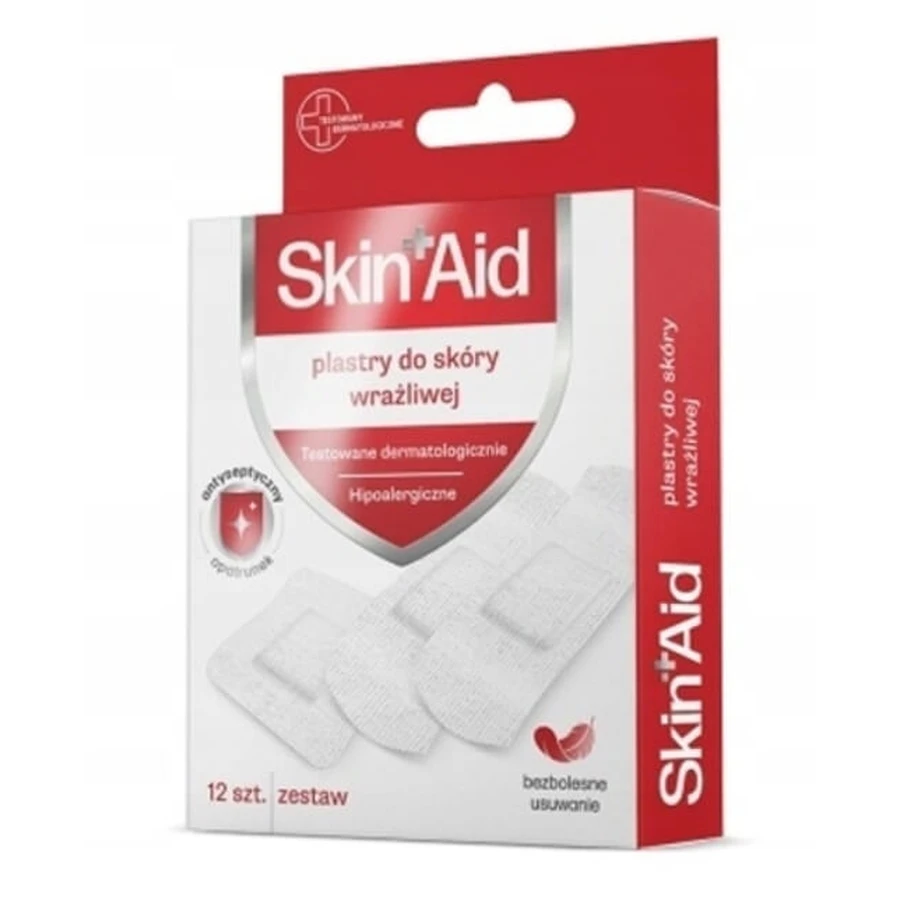 Cerotti Skin Aid per pelli sensibili, 12 pz.