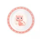 Canpol Babies Plastic Schaaltje 4/412 Kitten, roze, 1 st.