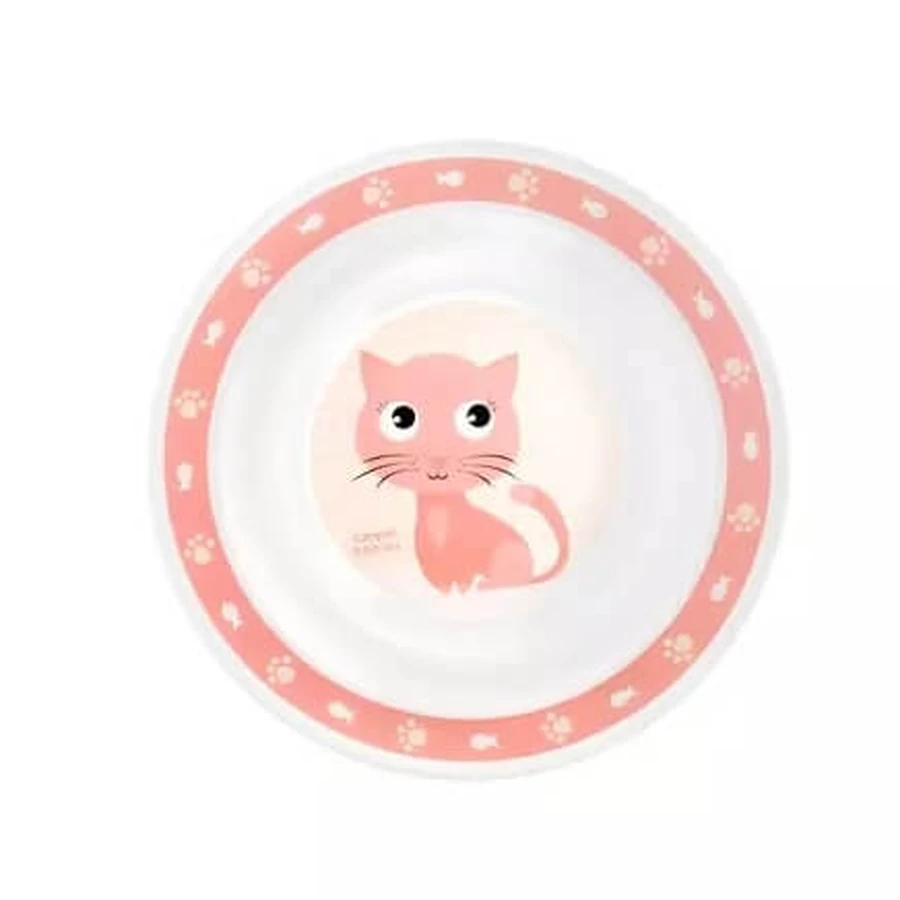 Canpol Babies Plastic Schaaltje 4/412 Kitten, roze, 1 st.