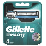 Recambio de cuchillas de afeitar Gillette Mach3, 4 piezasi