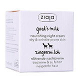 Moisturizing night cream with goat milk protein, 50 ml, Ziaja