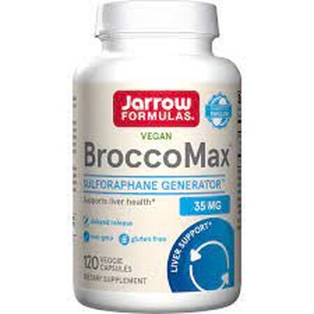 Broccomax 385 mg Jarrow Formulas, 60 cápsulas, Secom