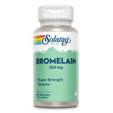 Bromelina 500mg Solaray, 30 cápsulas, Secom