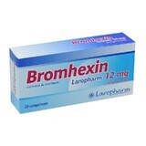 Bromhexina 12 mg, 20 comprimidos, Laropharm