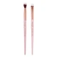 Donegal Mineral Pink Shadow Application and Blending Brush, 2 pieces