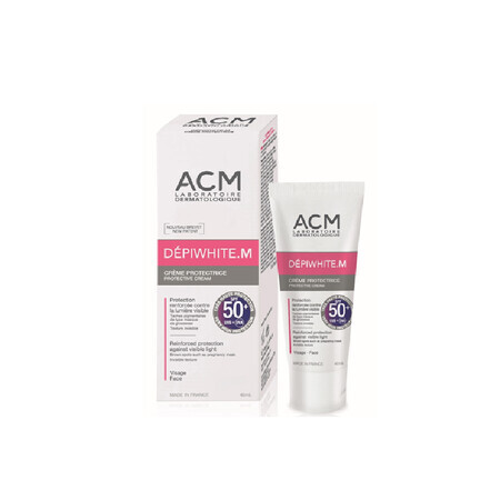 Crema de protección solar DepiWhite M FPS 50+, 40 ml, ACM