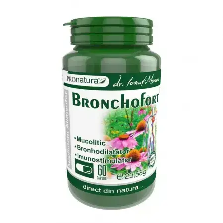 BronchoFort, 60 cápsulas, Pro Natura