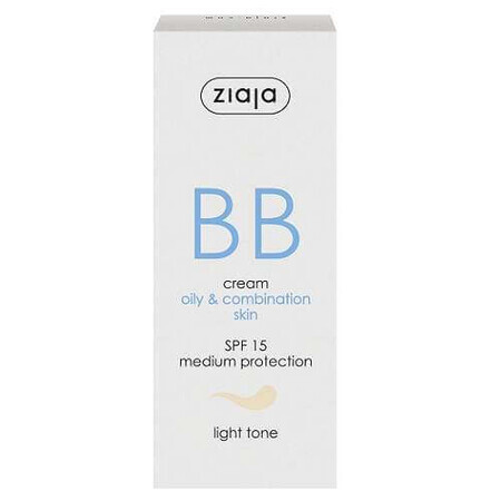 Oily and combination skin cream SPF 15, 50 ml, Ziaja