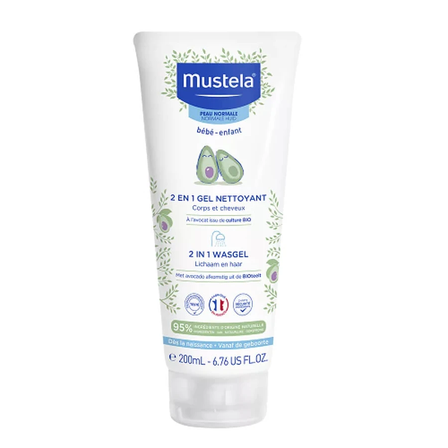 Mustela Gel Limpiador 2en1 para Niños, 200 ml
