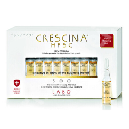 Crescina Re-Growth Woman, 20 ampoules, Labo