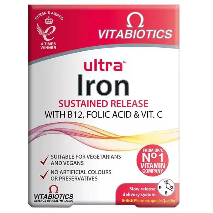 Vitabiotics Ultra Iron, 30 compresse
