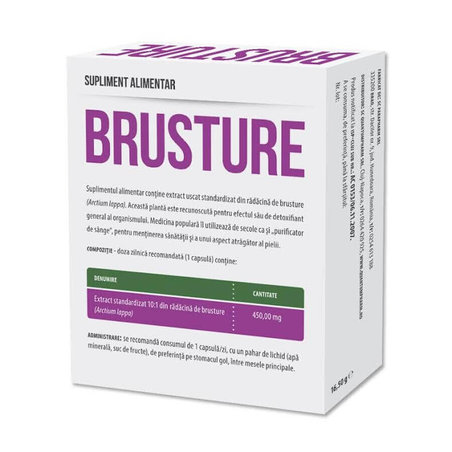 Brusture, 30 cápsulas, Parapharm