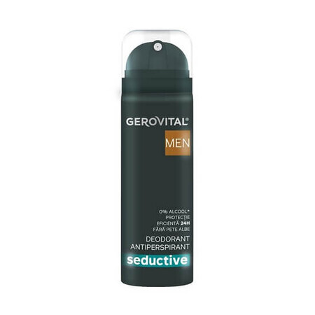 Desodorante antitranspirante, 150 ml, Men Seductive, Gerovital