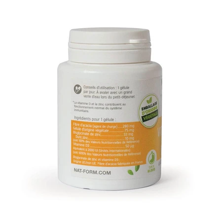 Nat&Form Vitamina D3 + Vitamine Immunità 60 capsule