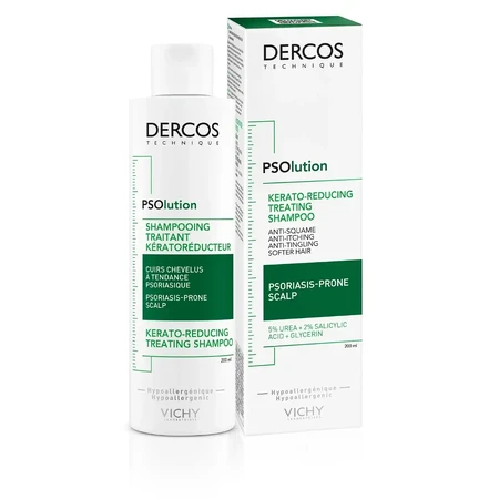 Vichy Dercos Shampooing Traitant Kératoréducteur PSOlution 200ml