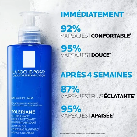 La Roche-Posay Toleriane Reinigendes und beruhigendes Doppel-Reinigungsgel 400 ml