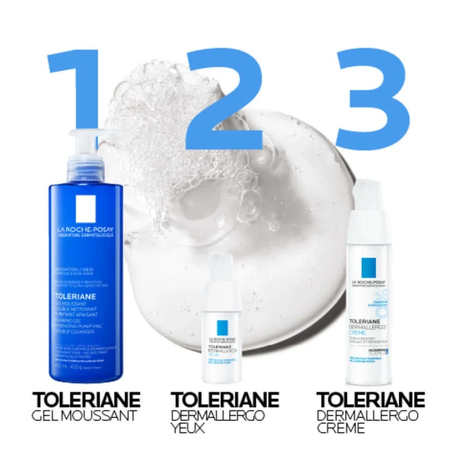 La Roche-Posay Toleriane Reinigendes und beruhigendes Doppel-Reinigungsgel 400 ml