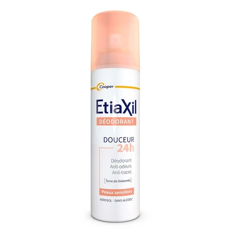 Etiaxil Deodorant Spray Delicatețe fără aluminiu 48 ore Piele sensibilă 2x150ml